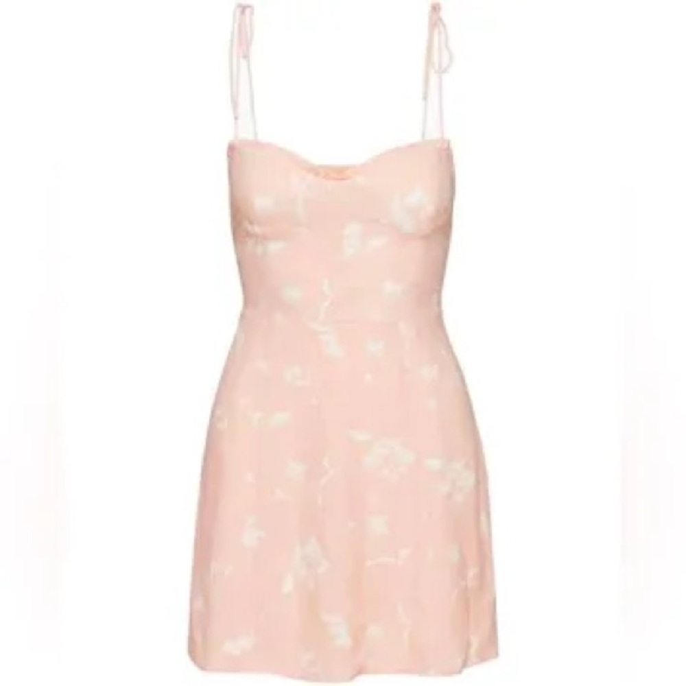 Aritzia Pink Floral Dress